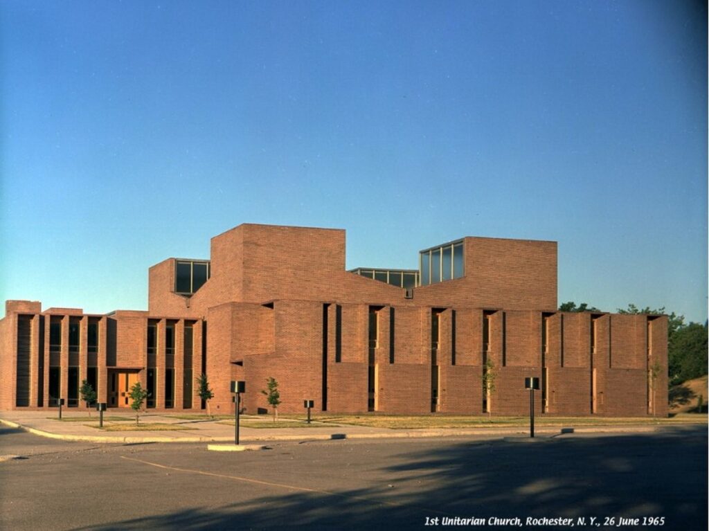 Exterior of First Unitarian Church of Rochester